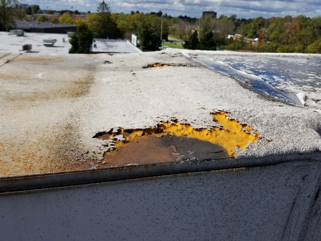 Failing SPF Roof