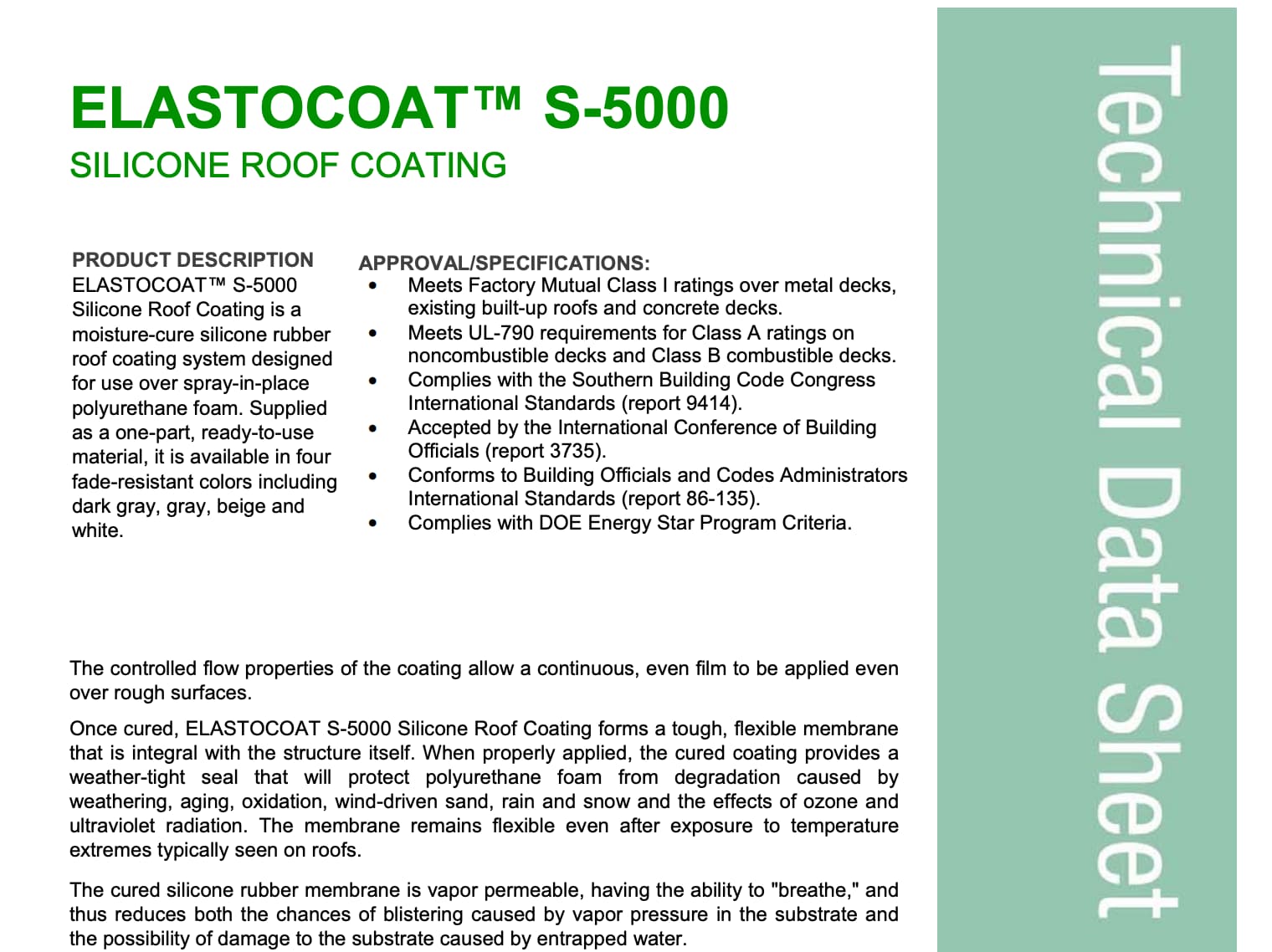 Base ELastocoat S 5000 technical information cover photo
