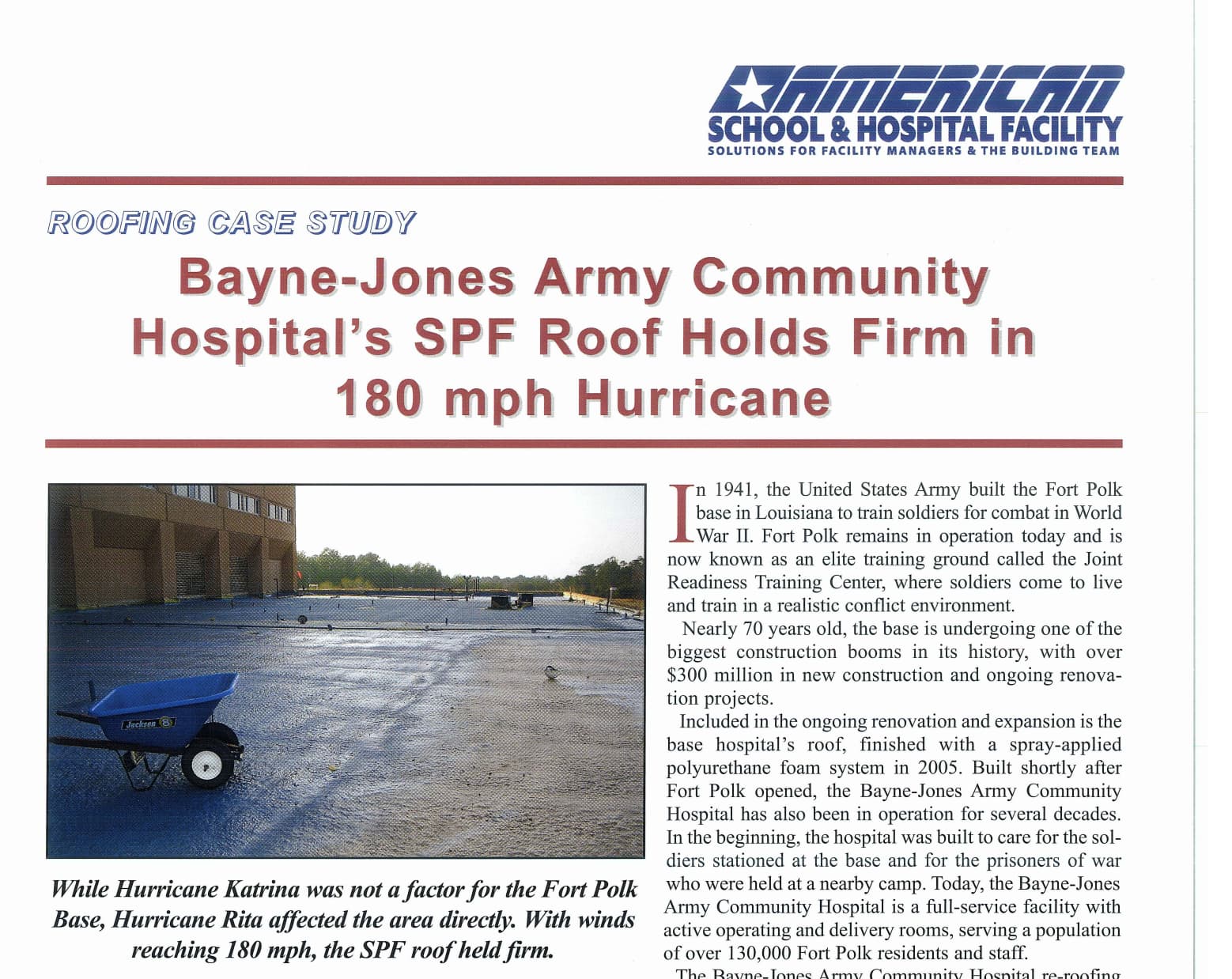 Bayne Jones Army Hospital Brochure IRC cover photo