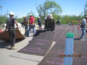 making major roof repairs