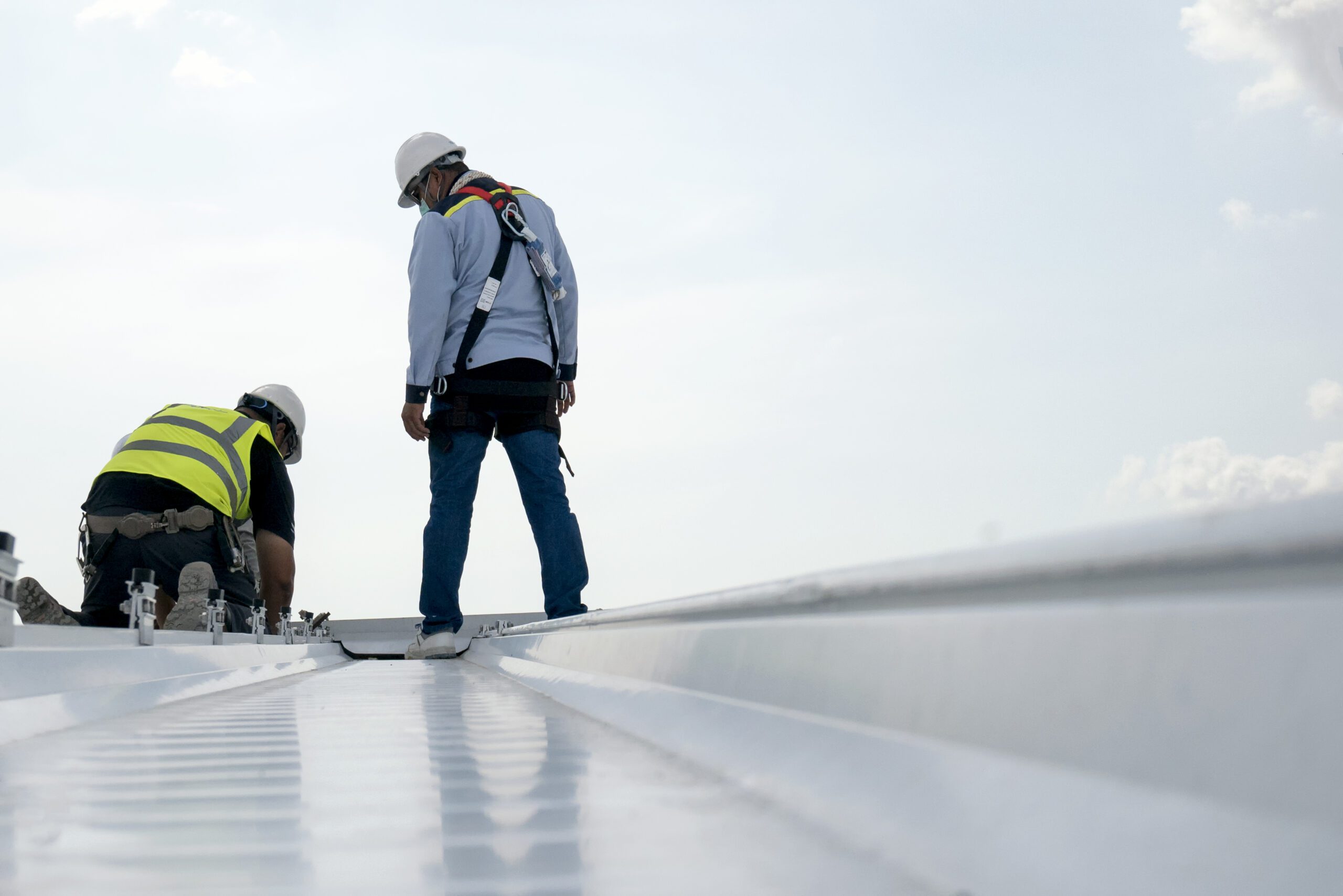 Spray polyurethane foam room, SPF roof, IRC, Insulated Roofing Company